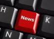 Tastatur mit roter News Taste