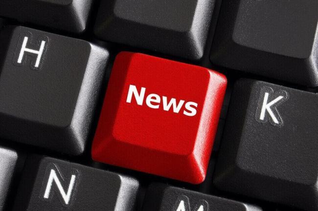news Tastatur mit roter News Taste
