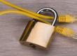 Lock with network Cable