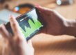 Statistiken auf einem Smartphone