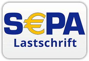 Logo für SEPA Lastschrift als Zahlungsmittel