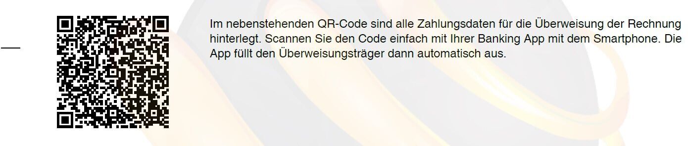 QR Code für eine Girocode Überweisung
