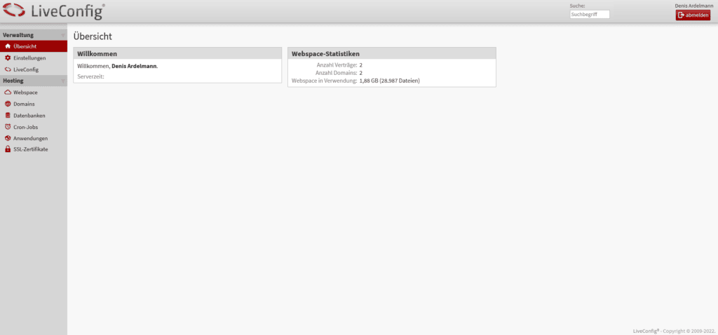 Reseller Hosting Pakete 1 Panel unserer Reseller Hosting Accounts